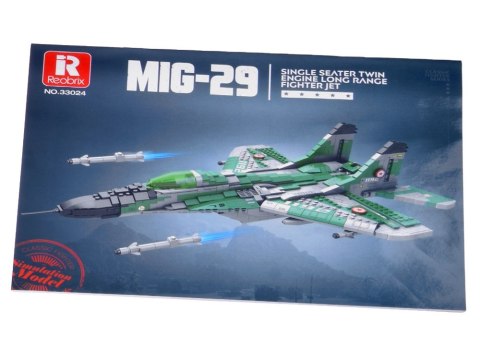 Klocki techniczne Samolot myśliwski dalekiego zasięgu MIG-29 1290ele ZA5800