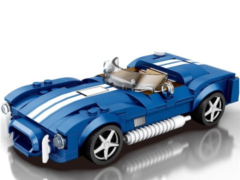 Klocki techniczne Sportowe auto NIEBIESKI klasyczny roadster 312-ele ZA5792