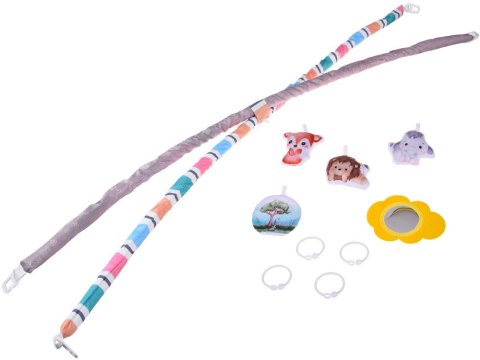 Kolorowa Mata Edukacyjna ze Zwierzątkami Miękka i Bezpieczna ZA5825