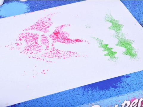 Kreatywny zestaw plastyczny AIRBRUSH - pompka pisaki i szablony ZA5710