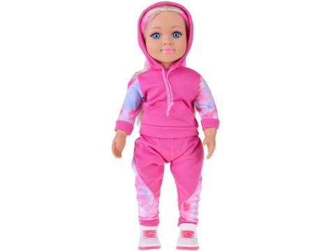 Duża sportowa lalka 48cm w dresie + wbudowana melodia i miękki tułów ZA5844