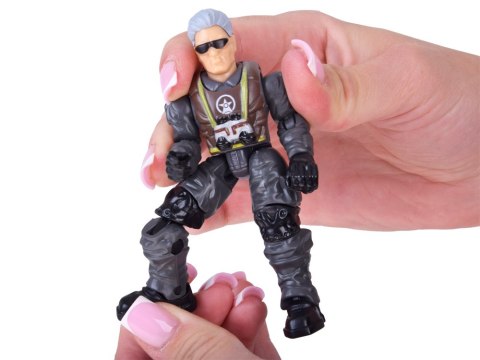 Duży zestaw figurek żołnierze karabiny 12 elementów żołnierzyki ZA5887