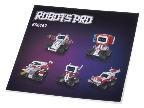 Klocki Techniczne Robots Pro 5w1 Zestaw z Pilotem i Ekranem LED RC0741