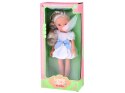 Lovely Girl Lalka z blond warkoczem w białej sukience 33cm ZA5850