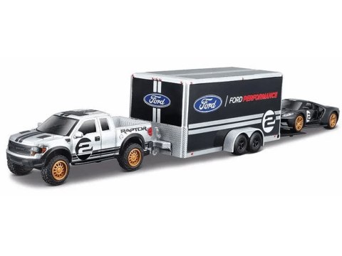 Maisto Licencjonowane Auta Metalowe Ford Raptor i Ford GT Heritage ZA5961