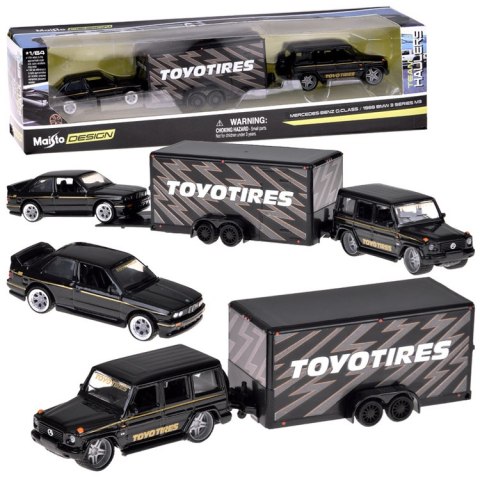 Maisto Licencjonowane Auta Metalowe Mercedes-Benz G 1988 i BMW M3 E30 ZA5960