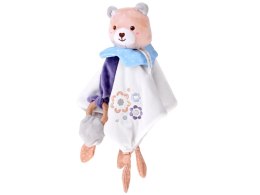 Milutka Przytulanka MIŚ z kocyk i gryzak prezent dla niemowlaka ZA5879