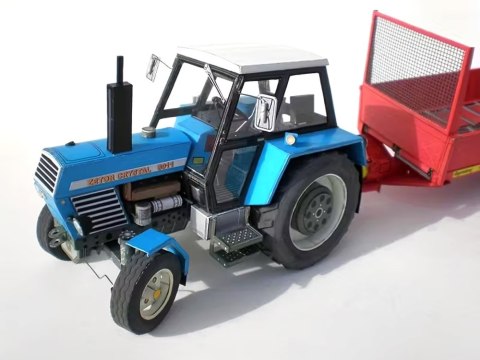 Model kolekcjonerski do sklejania TRAKTOR Zetor Crystal 8011 1:32 ZA5889