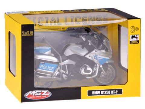 Model motocykla policyjnego BMW R1250 RT-P 1:12 Motocykl Policja ZA5951