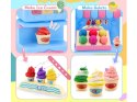 Słodki zestaw MASA PLASTYCZNA Lodziarnia Cukiernia - dużo akcesoriów ZA5895