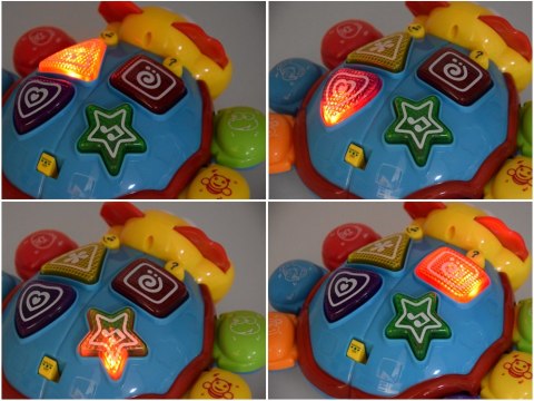 Uciekający robaczek interaktywna zabawka do raczkowania melodie ZA5953