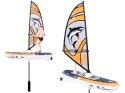 Zdalnie sterowany świecący WINDSURFER pływający na pilota RC0740