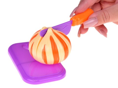 Zestaw do krojenia warzyw i owoców na rzepy + nauka kolorów - 34 ele ZA5904