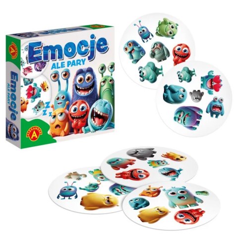 Alexander Gra karciana Ale pary Emocje - okrągłe karty GR0787