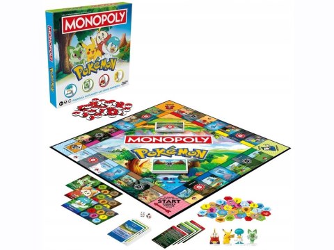 Hasbro Planszowa gra Monopoly: Pokemon - 4 figurki pionki GR0785