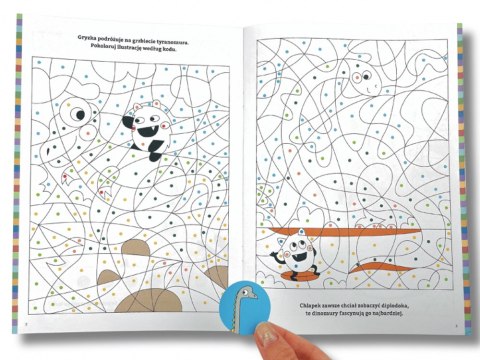 Kapitan Nauka Bazgraki i dinozaury. Kolorowanie KS1191