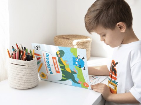 Kapitan Nauka Bazgraki i dinozaury. Kolorowanie KS1191