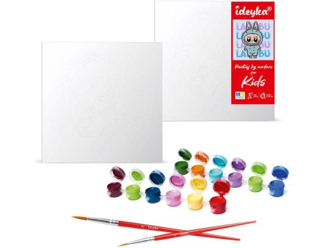 Malowanie po numerach dla dzieci 25x25cm KHO1283 On - Labubu AP0066