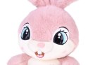 Pluszowy Królik 40 cm Urocza różowa MALINKA z zaginanymi uszami ZA5922