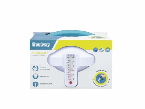 Pływak Dozownik Chemii do wody basenowej BESTWAY z Termometrem