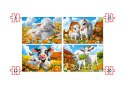 Puzzle 4w1 Loving Animals B-041060