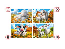 Puzzle 4w1 Loving Animals B-041060