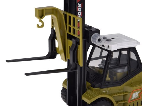 WÓZEK WIDŁOWY z ruchomymi widłami + efekty świetlne i dźwiękowe ZA5978