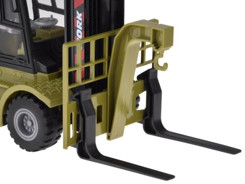 WÓZEK WIDŁOWY z ruchomymi widłami + efekty świetlne i dźwiękowe ZA5978