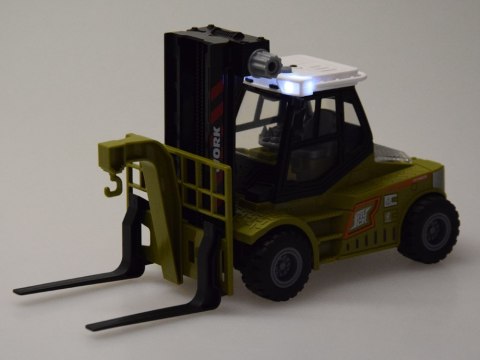 WÓZEK WIDŁOWY z ruchomymi widłami + efekty świetlne i dźwiękowe ZA5978