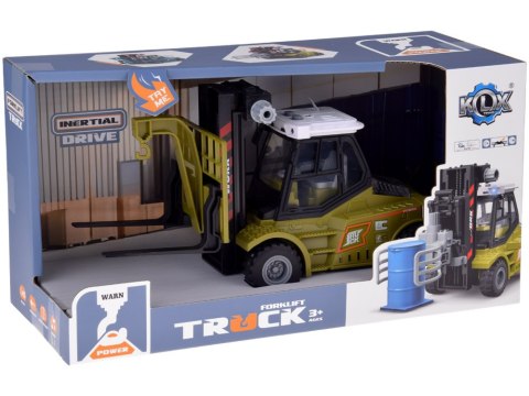 WÓZEK WIDŁOWY z ruchomymi widłami + efekty świetlne i dźwiękowe ZA5978