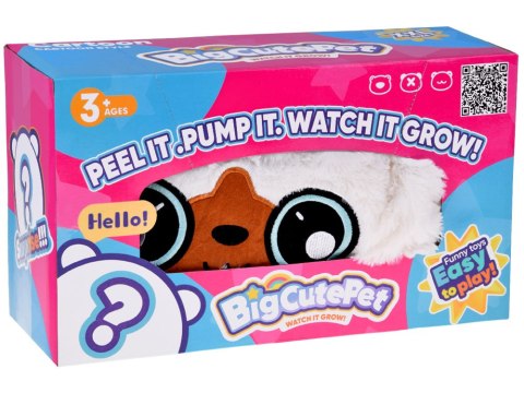 Wielka pluszowa Piłka maskotka urocze zwierzątko 45cm Kotek ZA5976