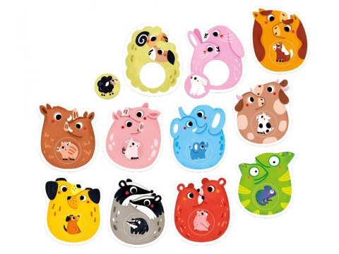 CzuCzu Pierwsze puzzle Rodzinki 15m+ ZA6102