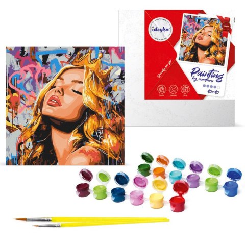 Malowanie po numerach 40 x 40 cm KHO8603 Nowoczesna Śpiąca Królewna AP0103