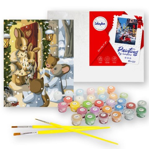 Malowanie po numerach 40x50 cm KHO6551 Magia kolęd AP0109