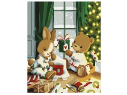 Malowanie po numerach Święta 40x50 cm KHO6555 Prezenty dla bliskich AP0111