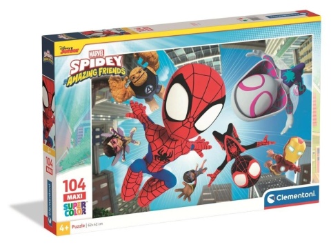 Puzzle 104 Maxi Super Kolor Spidey And His Amazing