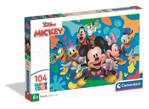 Puzzle 104 Super Kolor Mickey And Friends