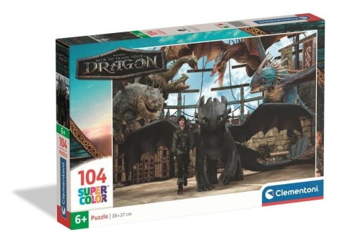 Puzzle 104 Super kolor How To Train Your Dragon