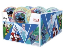 Piłka brokatowa Stitch 11cm MIX