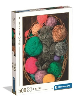 Puzzle 500 Fluffy Kitten