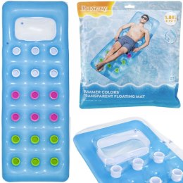 Bestway Dmuchany materac do pływania z okienkiem 1-osobowy 188x71cm 43040