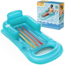 Bestway Dmuchany materac z oparciem Wbudowany uchwyt na kubek 161cm 43028