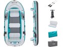 Bestway Dmuchany ponton 5os 600kg Adventure Elite X5 315x166cm wiosła 65159