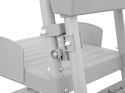 Bestway Drabinka do basenu 132cm - bezpieczna antypoślizgowa metalowa 58332