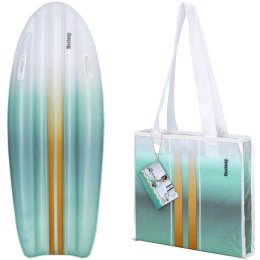 Bestway Materac plażowy z uchwytami TAHITI 183x71cm + torba plażowa 42072