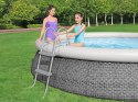 Bestway Metalowa drabinka do basenu 84cm 58430