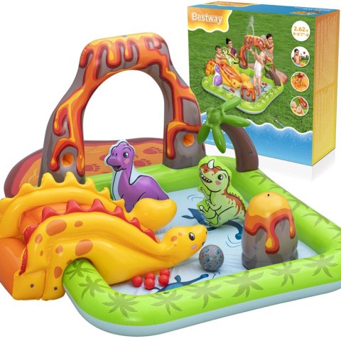 Plac zabaw Świat DINO 262x188x102 cm BESTWAY