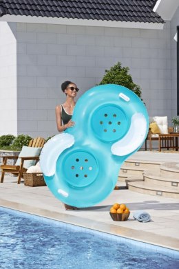 Dmuchany Fotel Materac do pływania dla 2 osób BESTWAY 188x117cm + Oparcia + Uchwyty