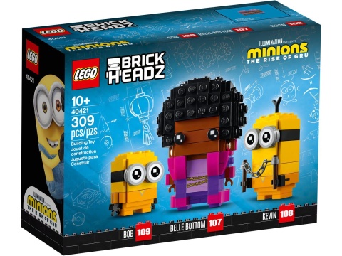 LEGO 40421 BrickHeadz Belle Bottom, Kevin i Bob