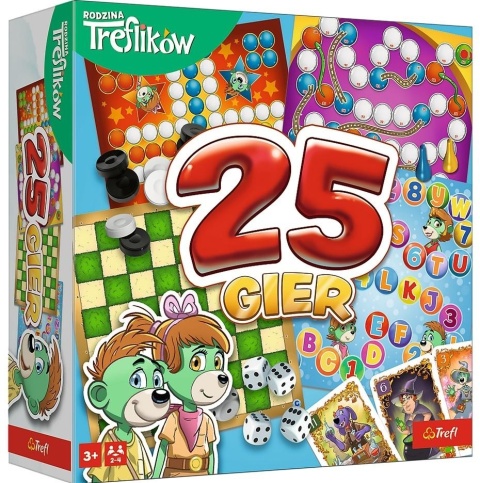 Kalejdoskop 25 gier Rodzina Treflików TREFL